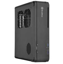 Mala para computador SilverStone Technology Fortress Z FTZ01B preta