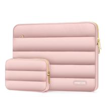 Mala para notebook MOSISO 17,3" com capa de poliéster fofa rosa Mala para notebook MOSISO 17,3" com capa de poliéster fofa rosa