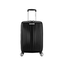 Mala Para Viagem Samsonite Pequena De Mão Quartz Com Rodinhas 360 Graus Preta