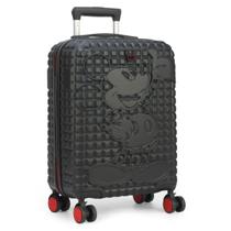Mala Pequena De Viagem De Bordo Mickey Mouse Preto Cadeado Mala Pequena De Viagem De Bordo Mickey Mouse Preto Cadeado