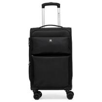 Mala Pequena Poliester 4 Rodas Verbier Swiss One 20.5 Preta P