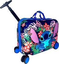 Mala Ride-On Fast Forward 18 para crianças com costura de rodas