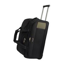Mala Sacola Bolsa de Mão Viagem Rodinha Tecido Poliéster Reforçada Avião Embarque Grande 40l Santino