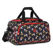 Mala Sacola De Viagem Mickey Mouse Logo - Preto - Polo King