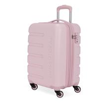 Mala SwissGear 7366 Expansível com Rodinhas Giratórias e Cadeado TSA Rosa