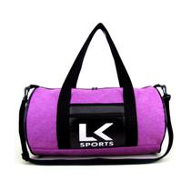 Mala Treino Bolsa Academia Fitness Futebol Look Jeans Rosa