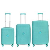 Mala Viagem 3 Peças Polipropileno Expansível Zíper Antifurto
