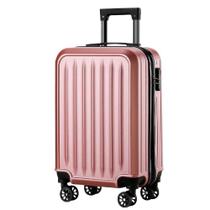 Mala viagem bordo 10kg abs 4 rodinhas 360 cadeado senha ziper rose Mala viagem bordo 10kg abs 4 rodinhas 360 cadeado senha ziper rose