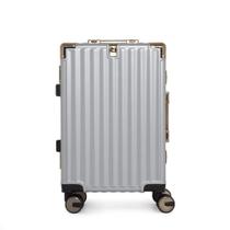 Mala Viagem Bordo Medida 57x37x21 10kgs Rodinhas 360 Cor Prata