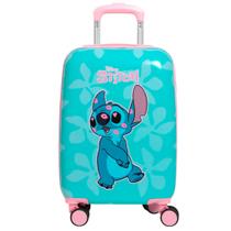 Mala Viagem Infantil Stitch Com Rodinha 360 Cor Verde