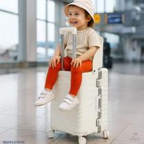 Mala Viagem Média Assento Infantil ABS Giro 360 de 11 a 23kg - Branco - Alira Home