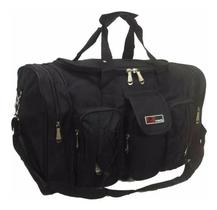 Mala Viagem YINS Média 40L Poliéster Preto 50x28x30cm