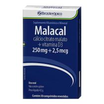 Malacal 250mg com 30 comprimidos - BRASTERAPICA