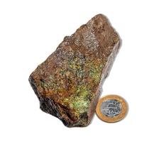 Malaquita Bruta Natural - Pedra Preciosa de 300 a 350g, 10 a 15cm, Tipo C Malaquita Bruta Natural - Pedra Preciosa de 300 a 350g, 10 a 15cm, Tipo C