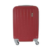 Malas de Bordo Pequena para Viagem em Abs Ika Scorpion Cadeado Integrado - Vermelha, P