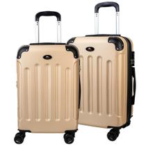 Malas de Viagem Kit Bordo Expansível Fibra rígida Rodas 360