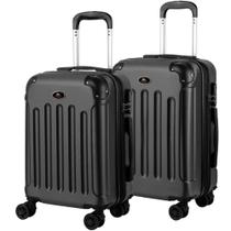 Malas de Viagem Kit Bordo Expansível Fibra rígida Rodas 360 Malas de Viagem Kit Bordo Expansível Fibra rígida Rodas 360