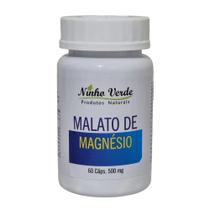 Malato de magnésio Ninho Verde C/ 60 Cap. 500 mg.