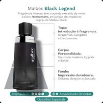Malbec Black Legend Desodorante Colõnia 100 ml Malbec Black Legend Desodorante Colõnia 100 ml