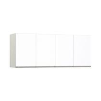 Maleiro Casal 4 Portas Plus 165 Cm Crema Com Branco Mat