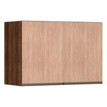 Maleiro Ponte 2 Portas 97 Cm Nogueira Dourado Com Cumaru