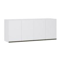 Maleiro Ponte Aérea 4 Portas 165cm Branco C/Branco
