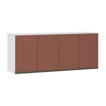 Maleiro Ponte Aérea 4 Portas 165cm Branco C/Gaia