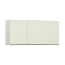 Maleiro Ponte Casal 3 Portas Plus 145 Cm Crema Com Kashmir