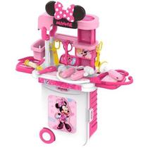 Maleta 3 em 1 Minnie Medica com Acessorios Multikids BR1296 Maleta 3 em 1 Minnie Medica com Acessorios Multikids BR1296