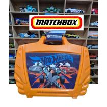 Maleta + 5 Carrinhos Hot Wheels ou matchbox em metal escala 1:64 - Escolher cor da Maleta) - Veículos Sortidos - 1magnus -