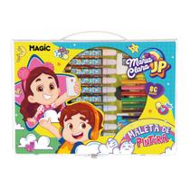 Maleta 86 peças arts Maria Clara e JP Maleta 86 peças arts Maria Clara e JP