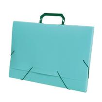 Maleta A4 verde pastel ACP