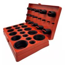 Maleta Anel Vedação Oring Borracha Kit 382 Peças Polegada Maleta Anel Vedação Oring Borracha Kit 382 Peças Polegada