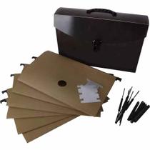Maleta Arquivo Acp Com 6 Pasta Suspensa - Fumê Maleta Arquivo Acp Com 6 Pasta Suspensa - Fumê