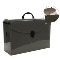 Maleta Arquivo Acp Fumê com 6 Pastas Suspensas Kraft 2054 Maleta Arquivo Acp Fumê com 6 Pastas Suspensas Kraft 2054