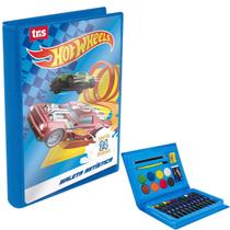 Maleta Artística Hot Wheels 24 Peças - Tris