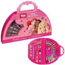 Maleta artística pintura desenho princesas - 150 pcs - tris Maleta artística pintura desenho princesas - 150 pcs - tris