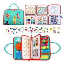 Maleta Atividade Coordenação Sensorial Montessori Infantil