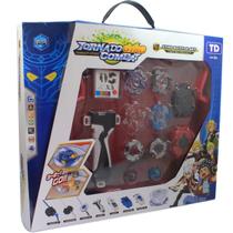 Maleta Beyblade Metal Burst + 2 Lançadores + Arena TD