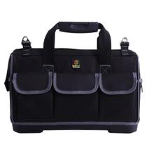 Maleta Bolsa Ferramentas 14 Bolsos Reforçada Fundo Borracha Profissional Eletricista Pedreiro Top