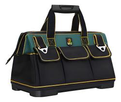 Maleta Bolsa Ferramentas Profissional Lona Reforçada Grande Preto Maleta Bolsa Ferramentas Profissional Lona Reforçada Grande Preto