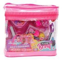 Maleta Bolsa Maquiagem Kit Make Sombra Gloss Brilho Batom Maleta Bolsa Maquiagem Kit Make Sombra Gloss Brilho Batom