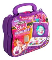 Maleta bolsinha ateliê monte sua pulseira menina brinquedo - P&O