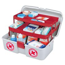 Maleta Caixa De Primeiros Socorros Organizadora C/2 Bandejas C/10 Divisorias Maleta Caixa De Primeiros Socorros Organizadora C/2 Bandejas C/10 Divisorias