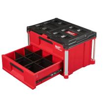 Maleta Caixa Modular 2 Gavetas 56,4x41,4x36,3cm Packout 48228442 Milwaukee Maleta Caixa Modular 2 Gavetas 56,4x41,4x36,3cm Packout 48228442 Milwaukee