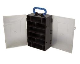 Maleta Caixa Organizadora Com Repartições Double Box Preta