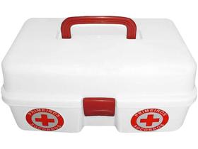 Maleta Caixa Primeiros Socorros Medicamentos C/2 Bandejas - arqplast