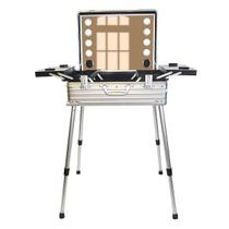 Maleta Camarim Profissional Glamour Pro com Bluetooth e Luzes Led Klass Vough -