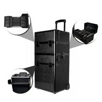 Maleta Carrinho 2 em 1 Indice Tokyo Preta Maleta Carrinho 2 em 1 Indice Tokyo Preta