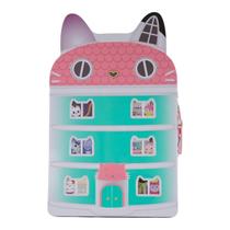 Maleta Casinha Porta Personagem Gabby Dollhouse Fun Maleta Casinha Porta Personagem Gabby Dollhouse Fun